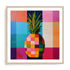 Disco Pineapple Wall Art #oran_natural-white-border