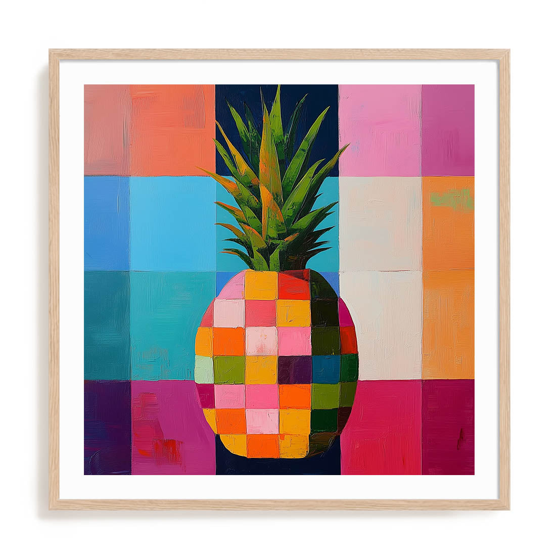 Disco Pineapple Wall Art