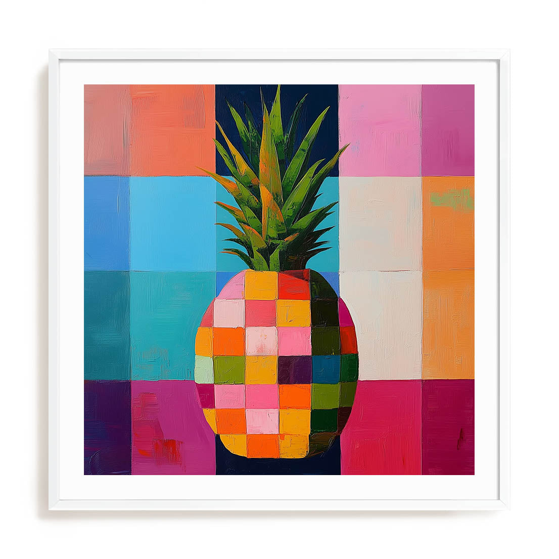 Disco Pineapple Wall Art