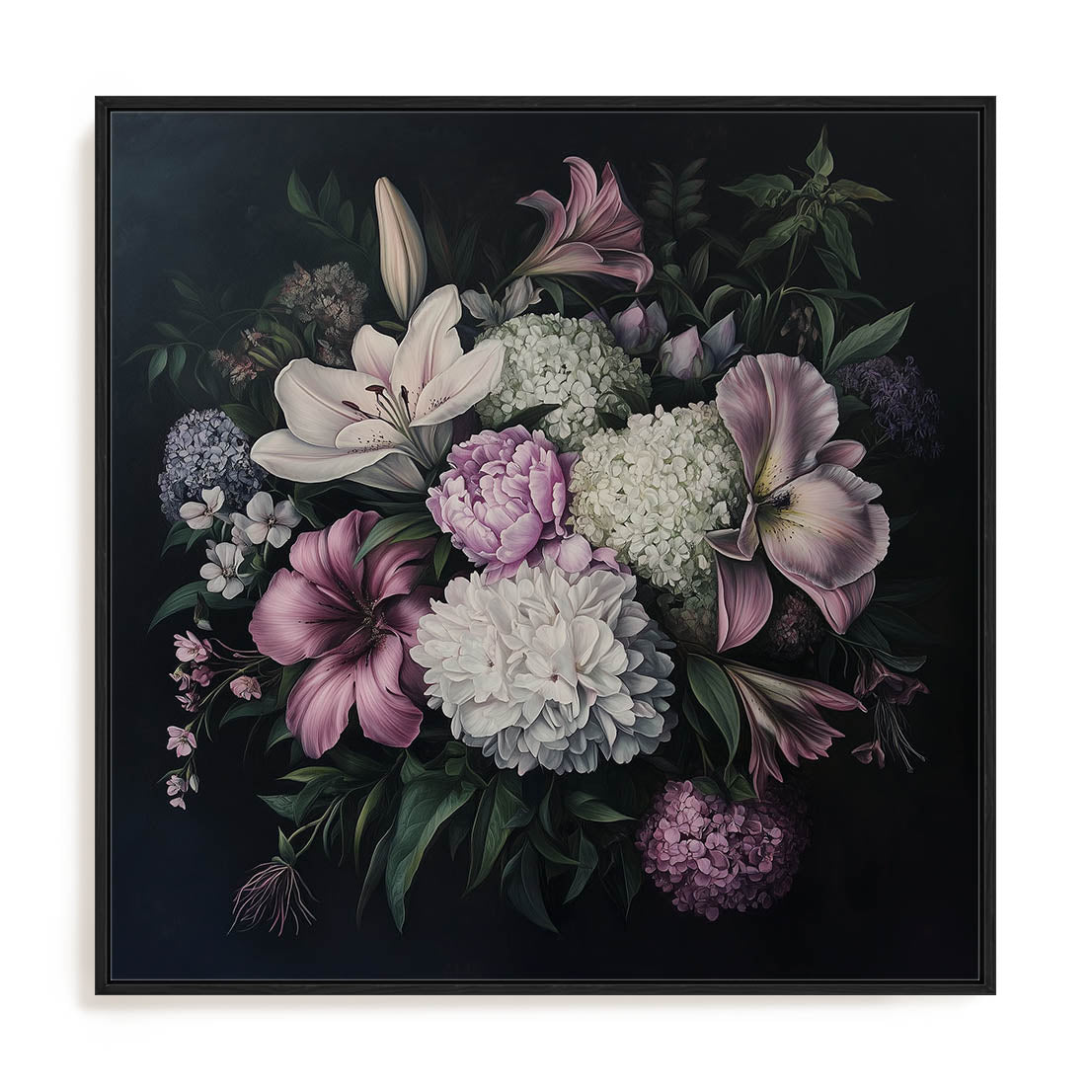 MIdnight Blooms Wall Art