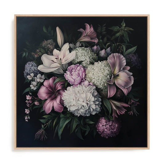 MIdnight Blooms Wall Art