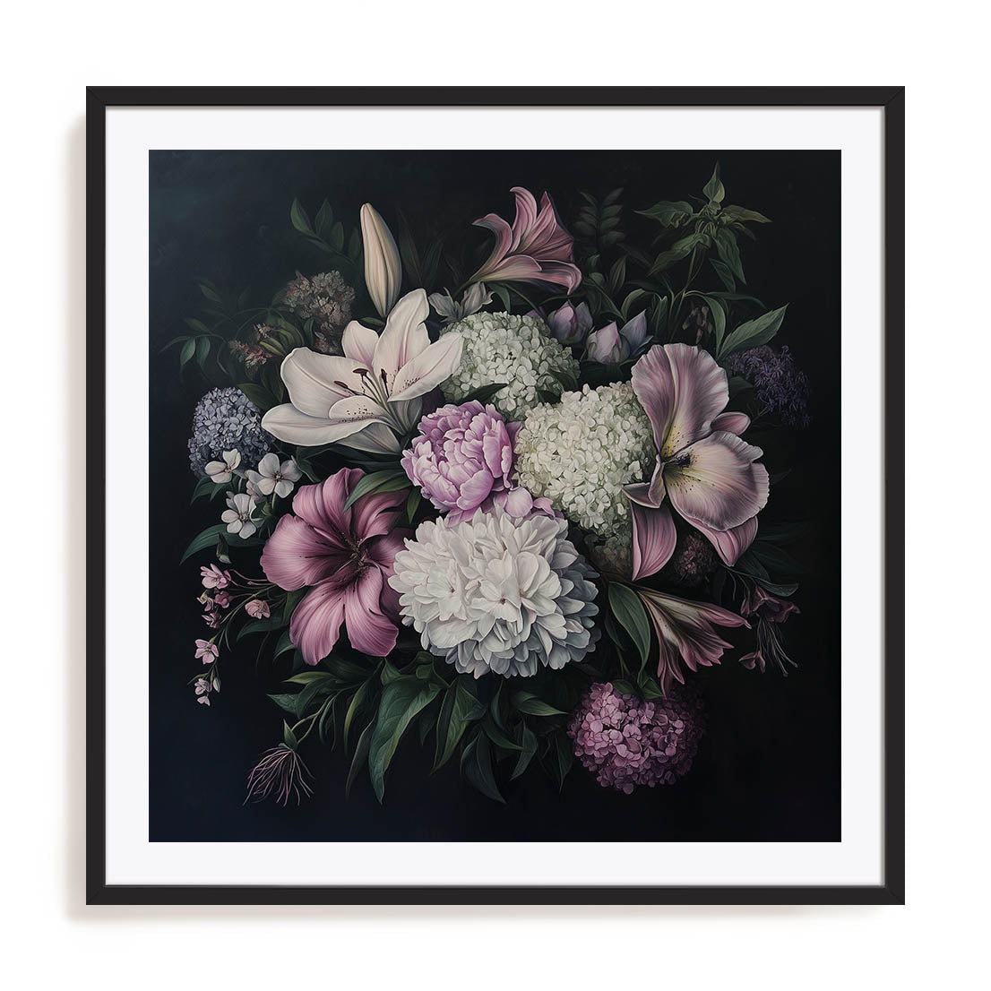 MIdnight Blooms Wall Art