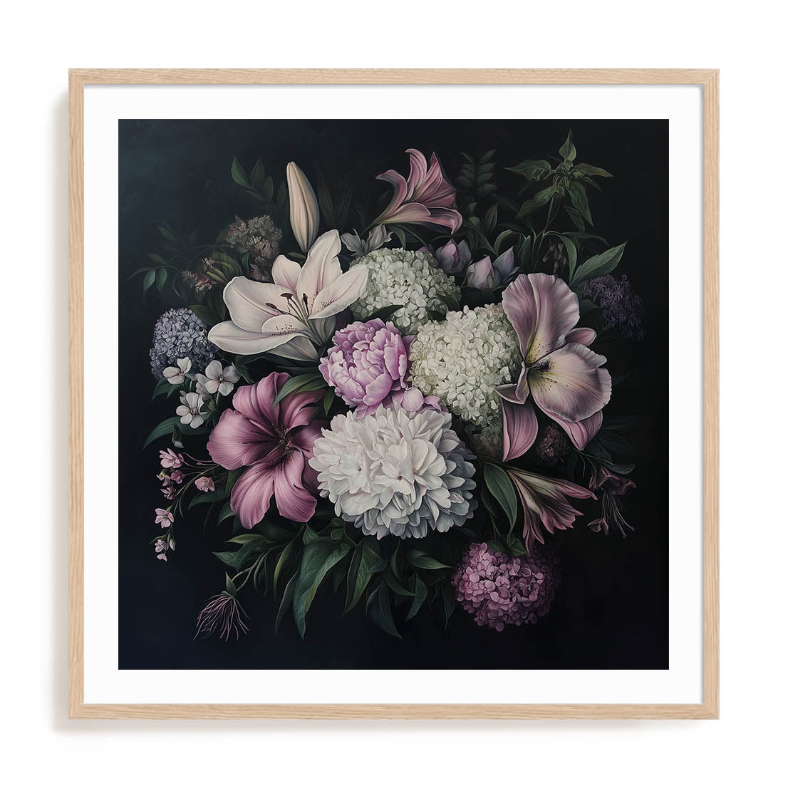 MIdnight Blooms Wall Art