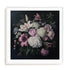 MIdnight Blooms Wall Art #oran_white-white-border