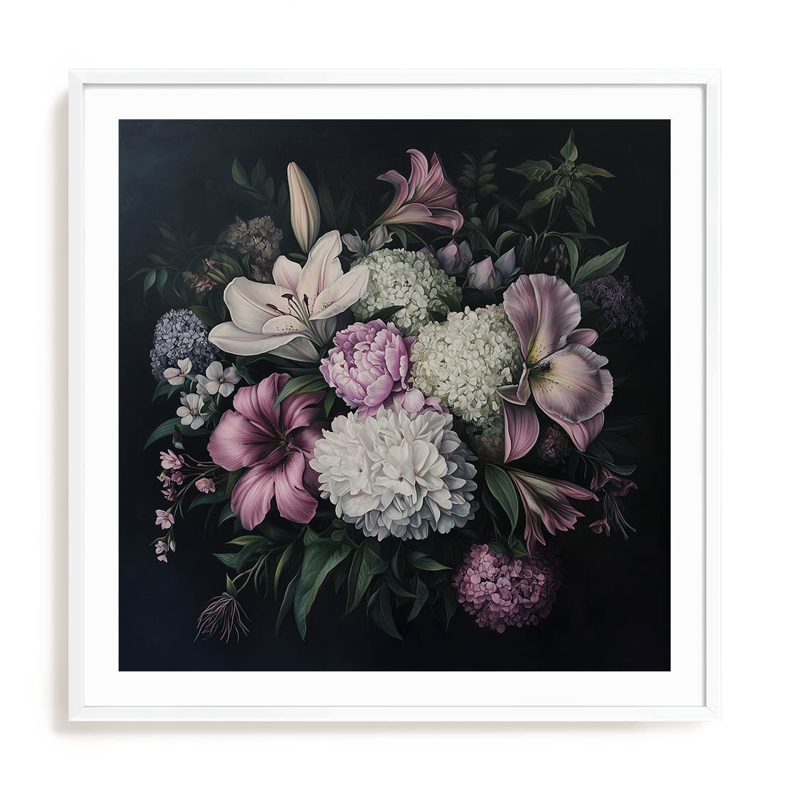MIdnight Blooms Wall Art