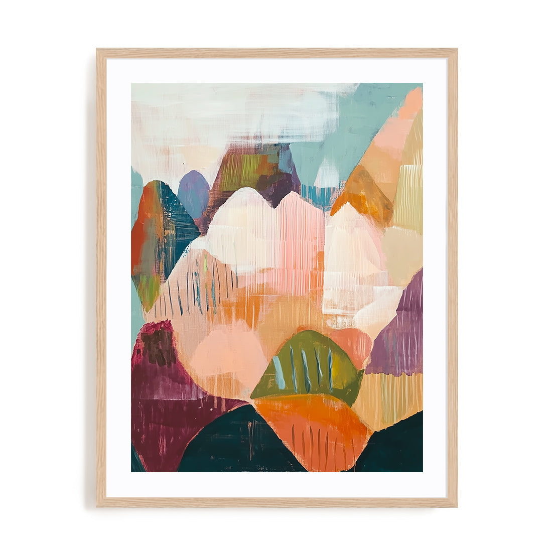 Painted Peaks Wall Art