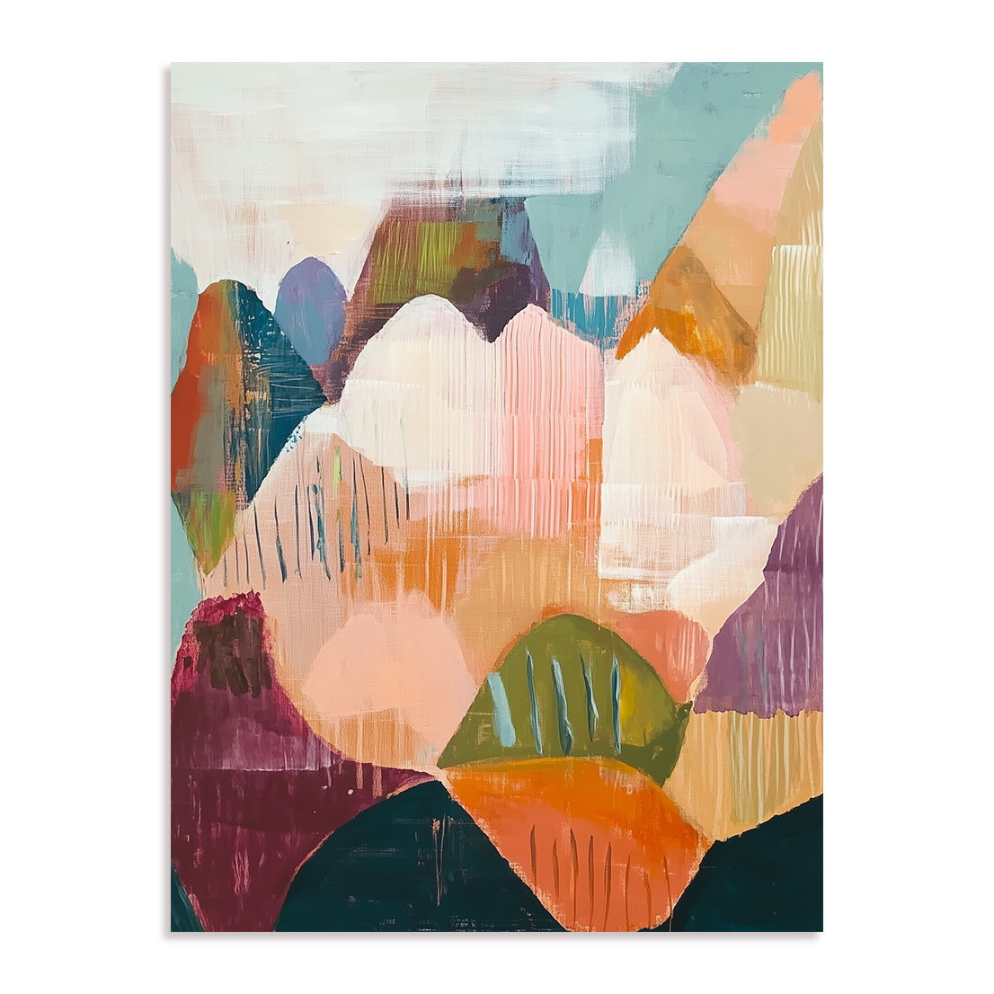 Painted Peaks Wall Art