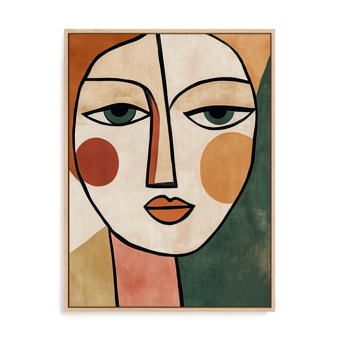 Terracotta Gaze Wall Art