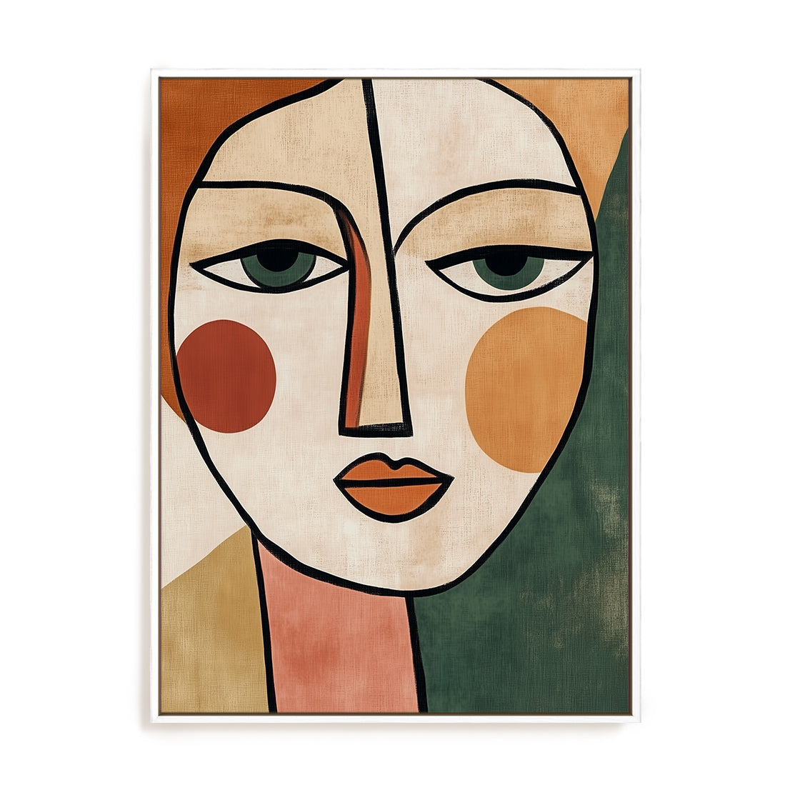 Terracotta Gaze Wall Art