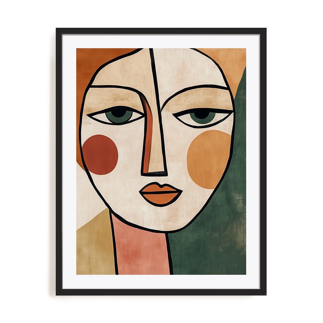 Terracotta Gaze Wall Art