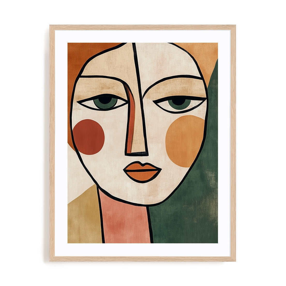Terracotta Gaze Wall Art