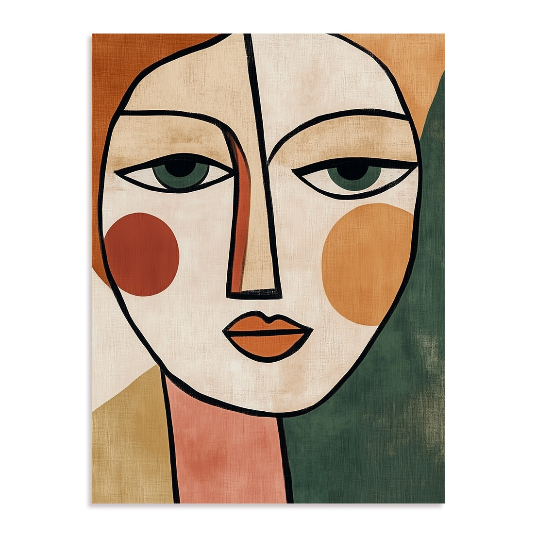 Terracotta Gaze Wall Art