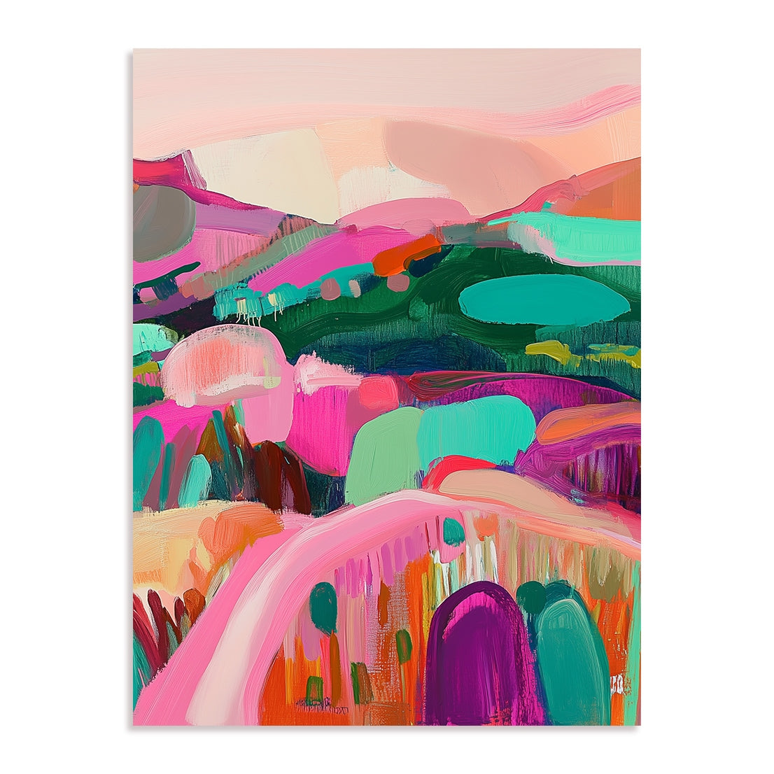 Candy Range II Wall Art
