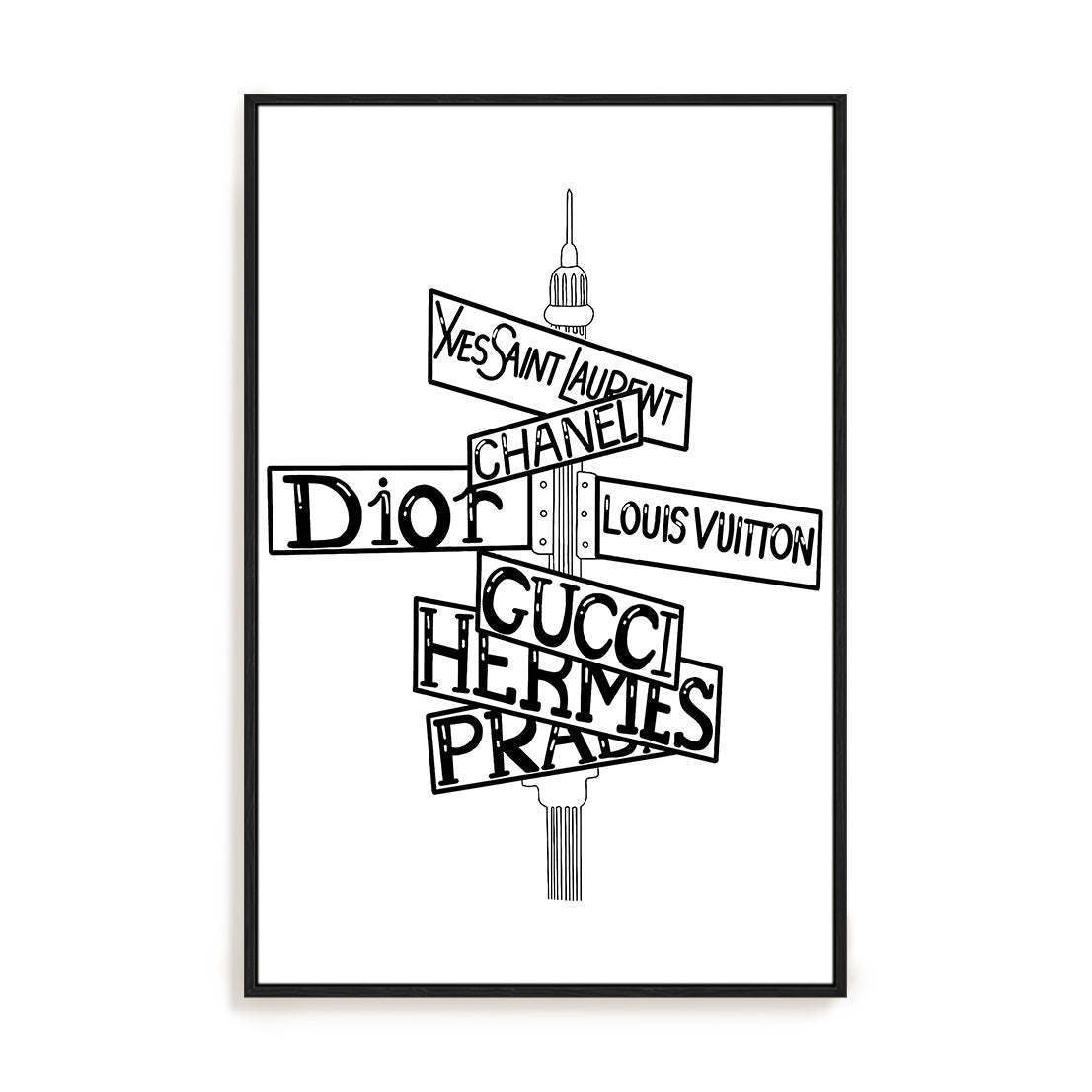 City of Choices Wall Art