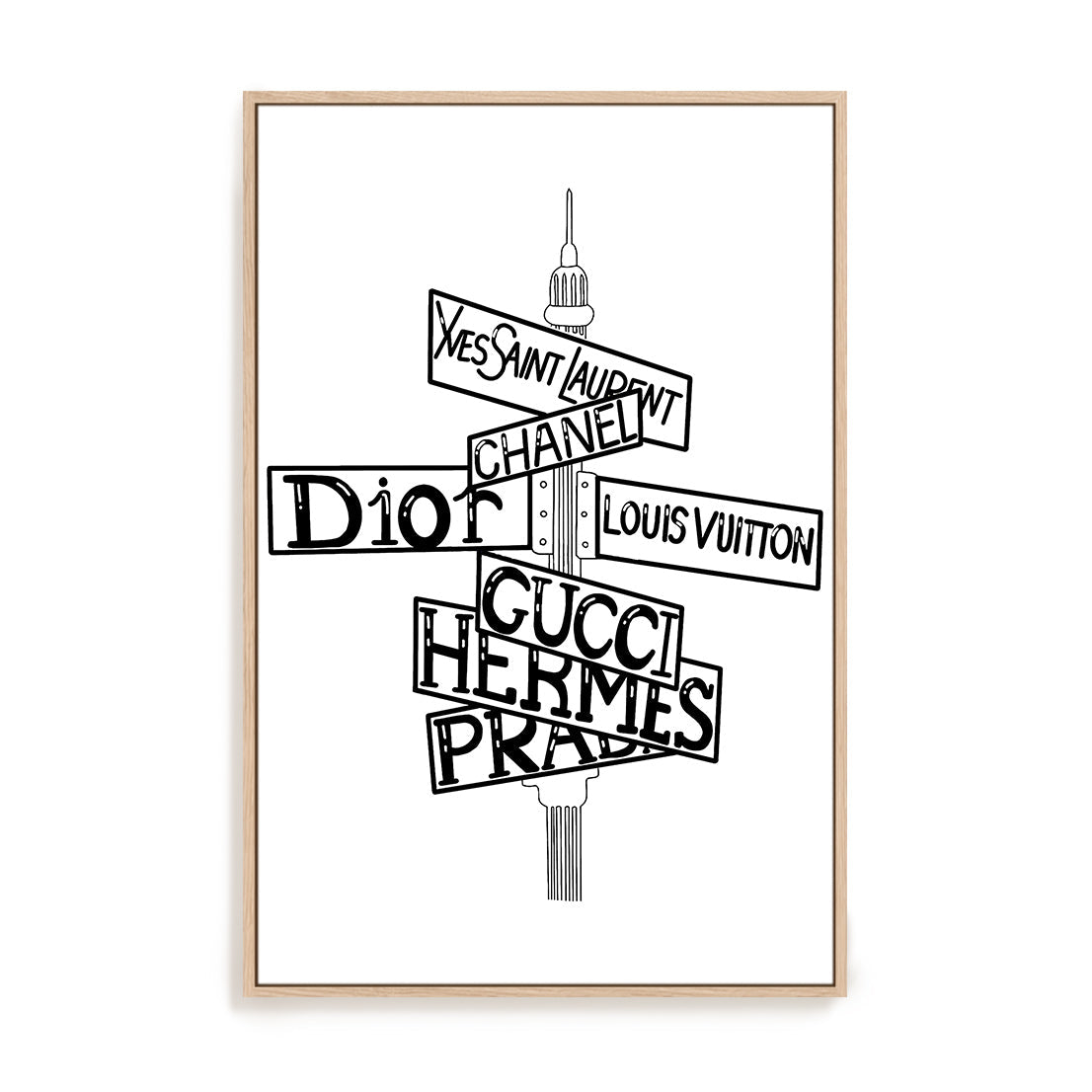City of Choices Wall Art