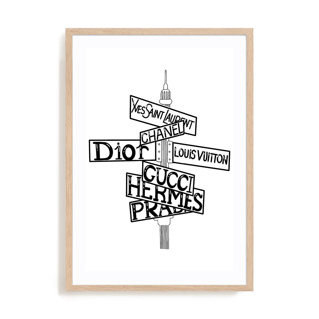 City of Choices Wall Art
