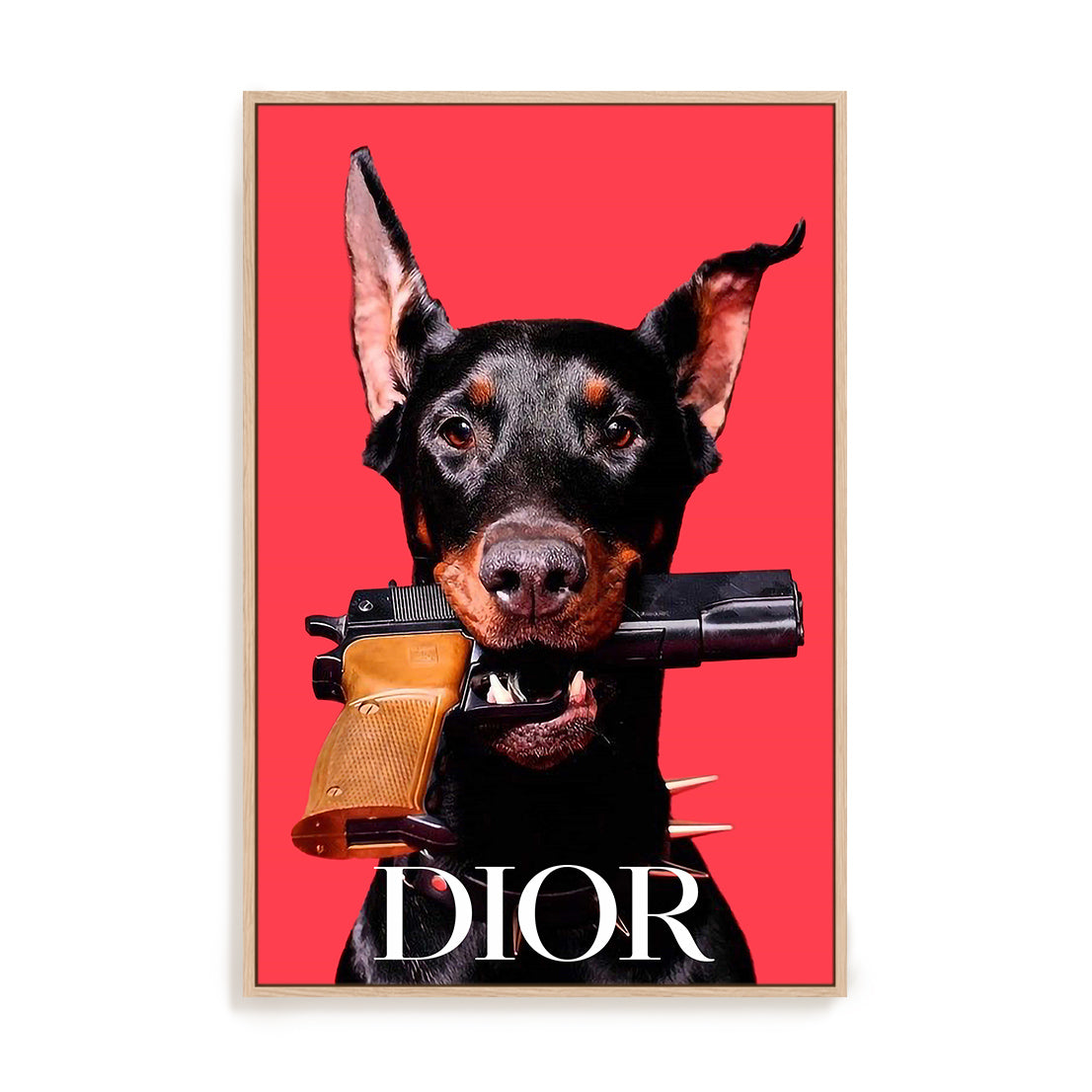 Crimson Resolve Wall Art