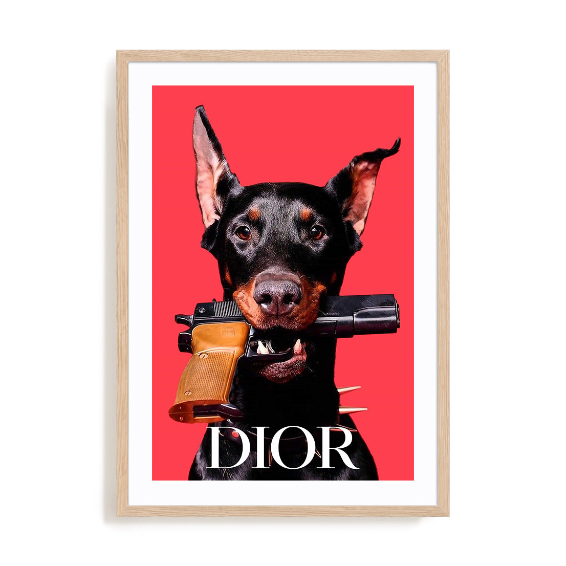 Crimson Resolve Wall Art