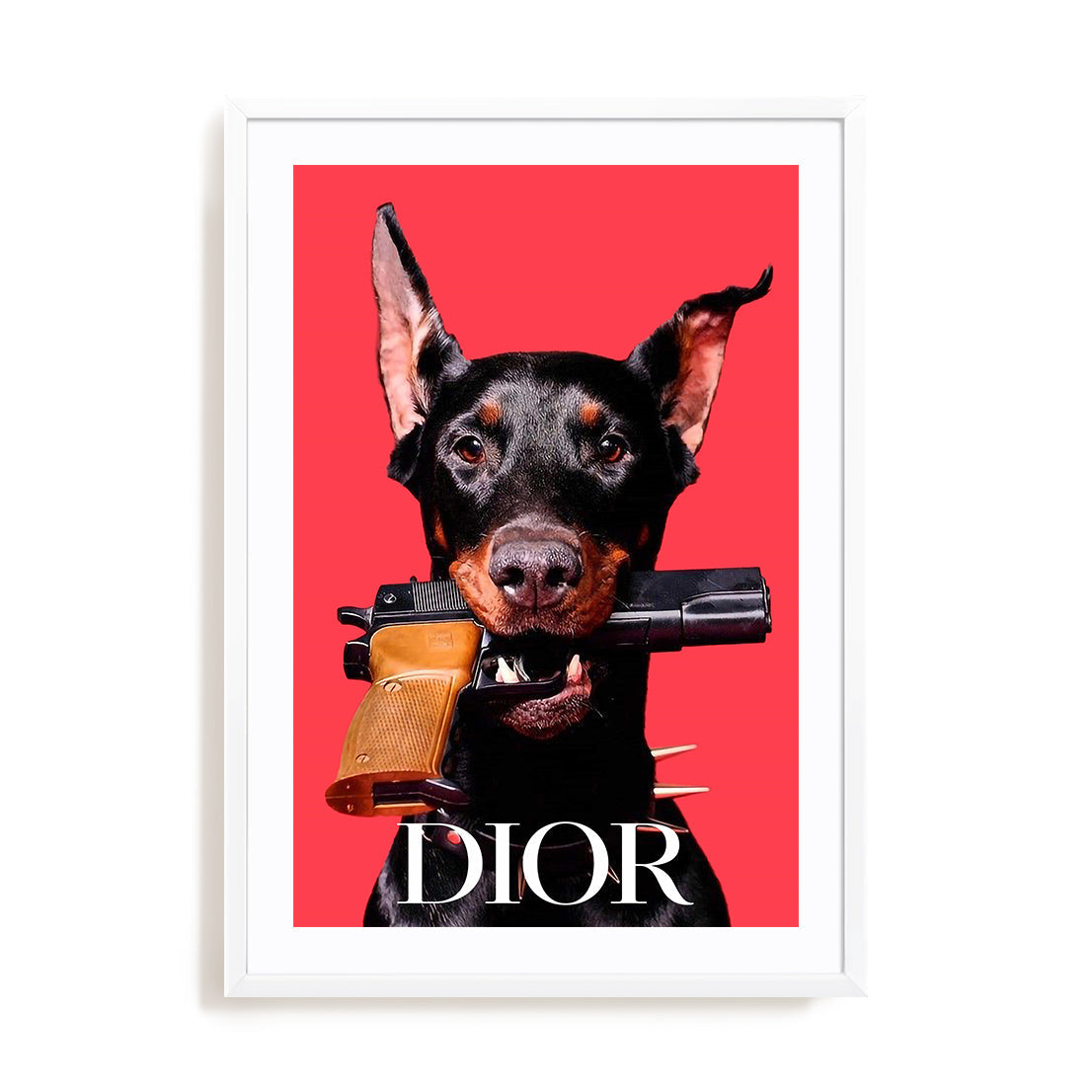 Crimson Resolve Wall Art