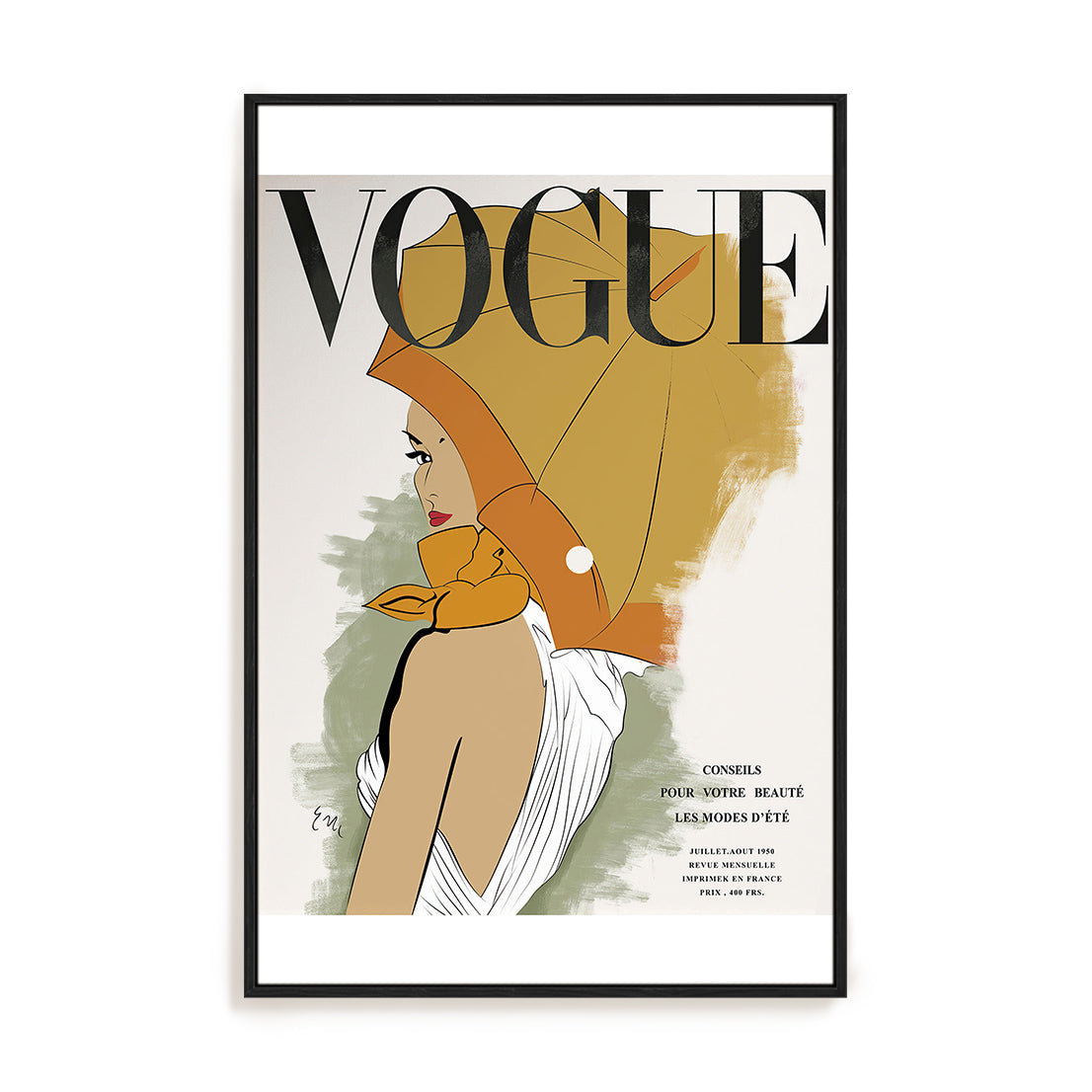 Golden Editorial Wall Art