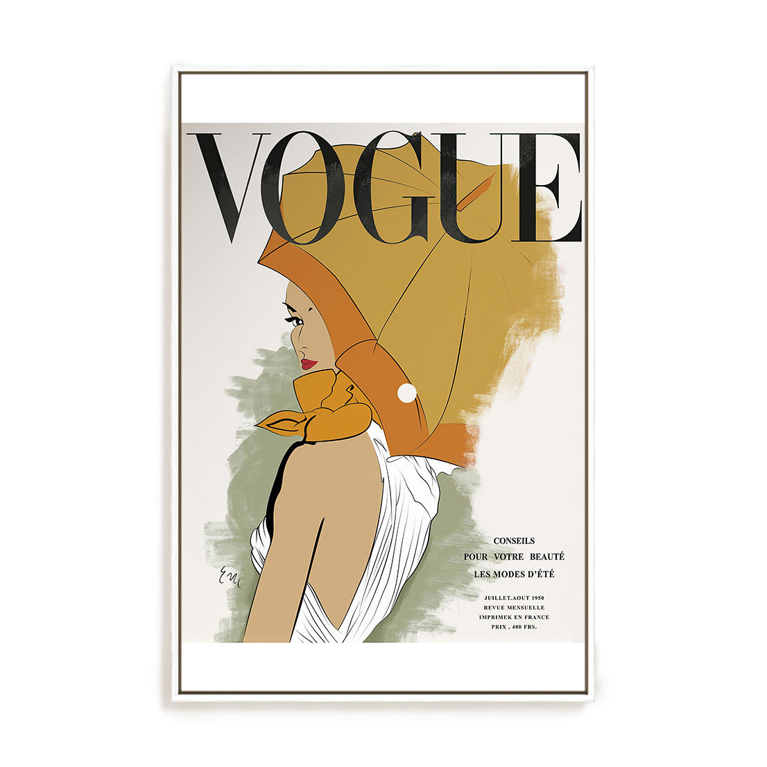Golden Editorial Wall Art