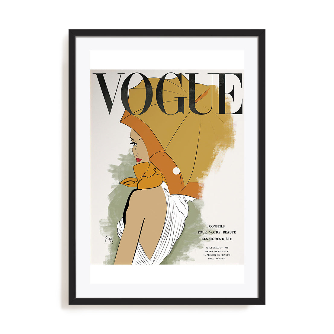 Golden Editorial Wall Art