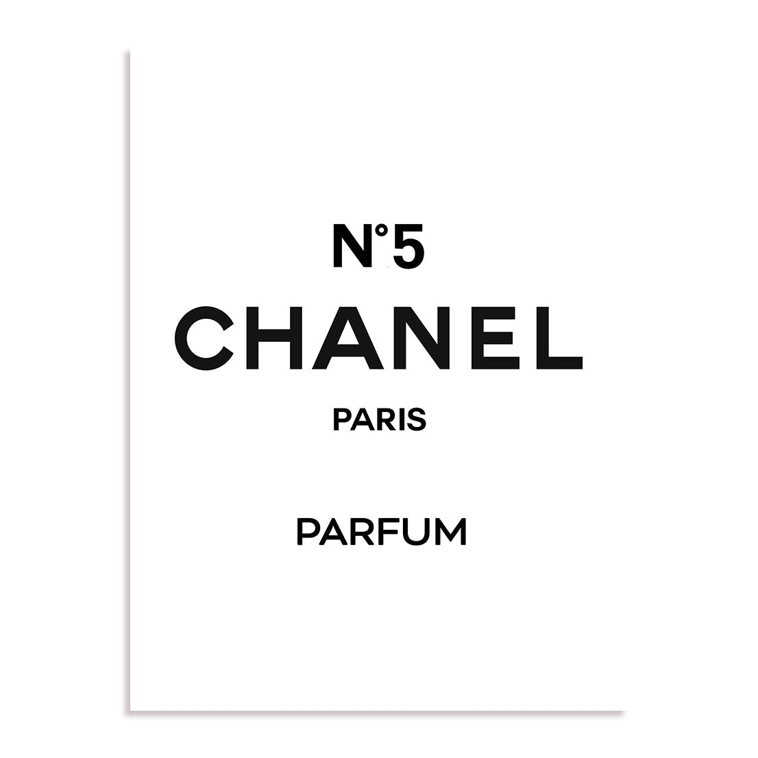 Parfum Number Five Wall Art