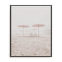 Umbrellas On The Shore Wall Art