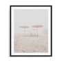 Umbrellas On The Shore Wall Art