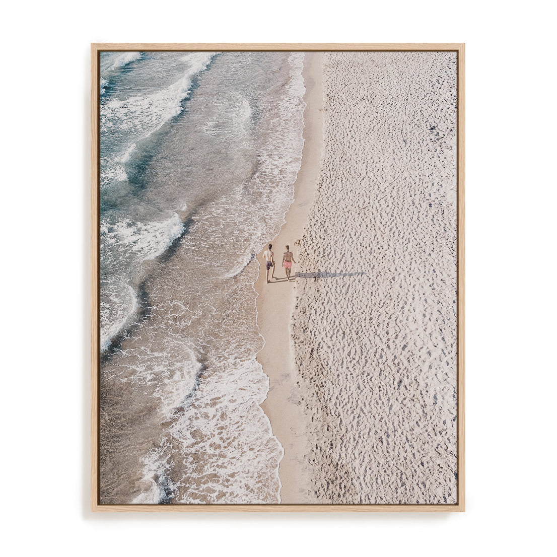 Strolling The Beach Wall Art