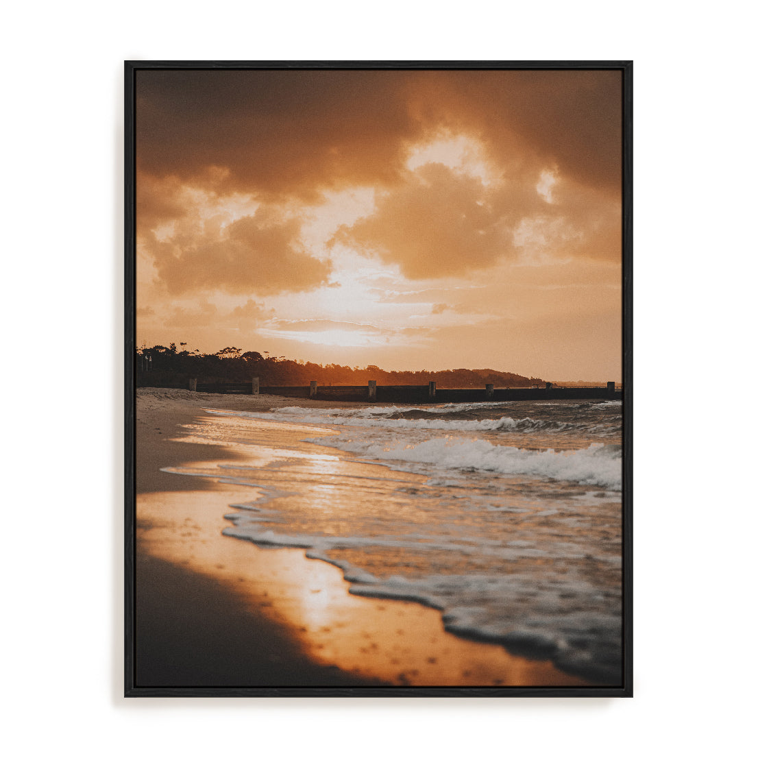 Coastal Sunset Beach Wall Art