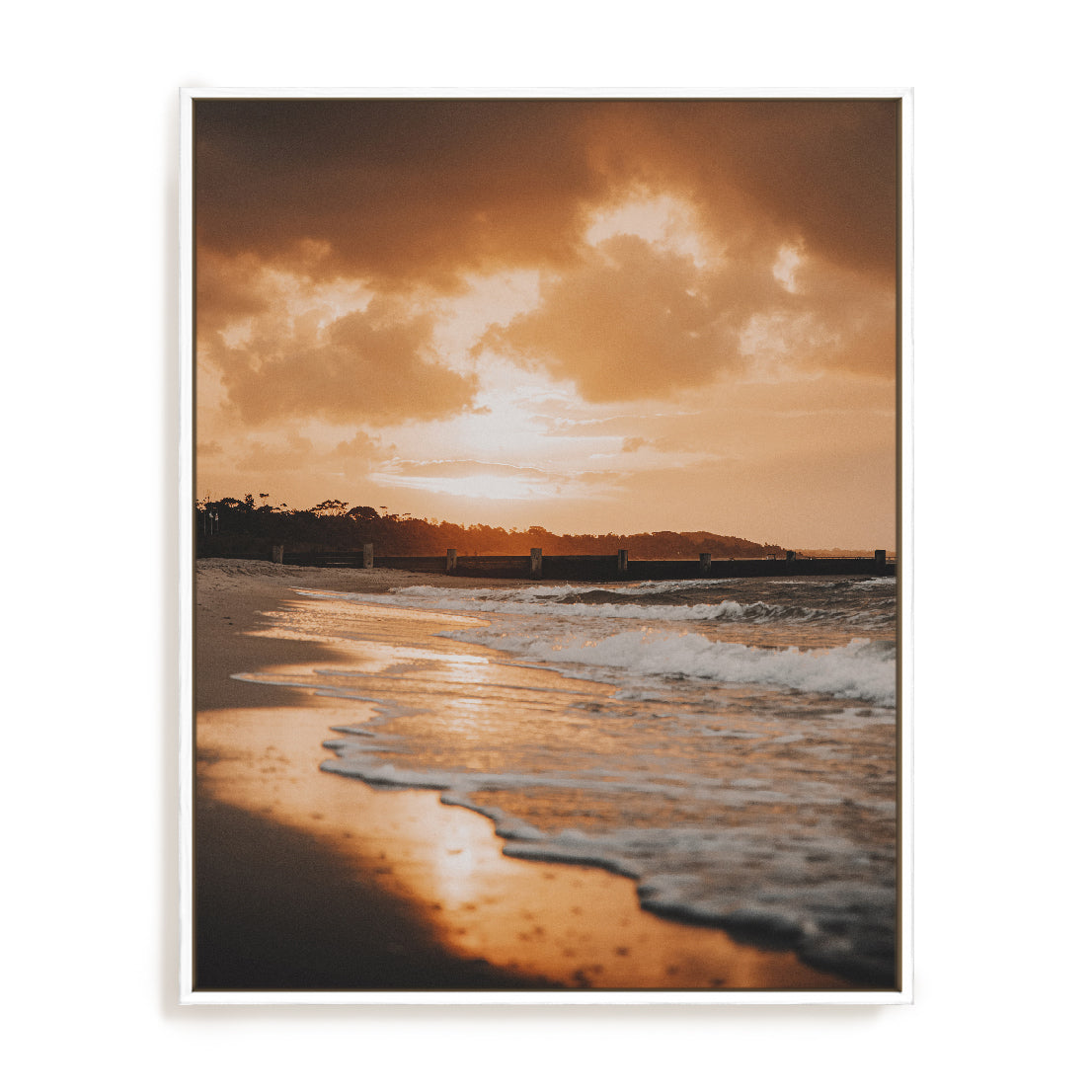 Coastal Sunset Beach Wall Art