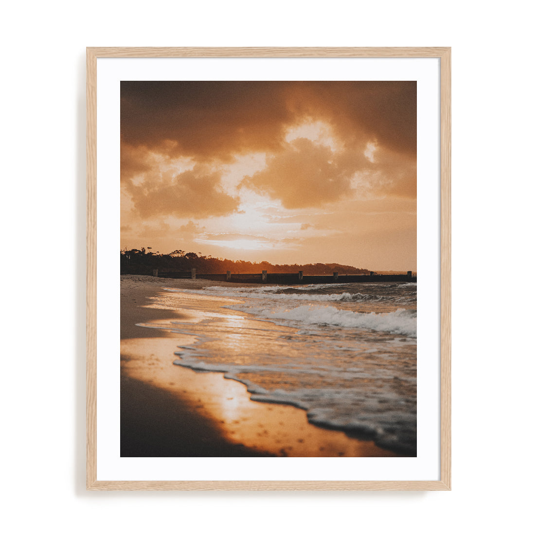 Coastal Sunset Beach Wall Art