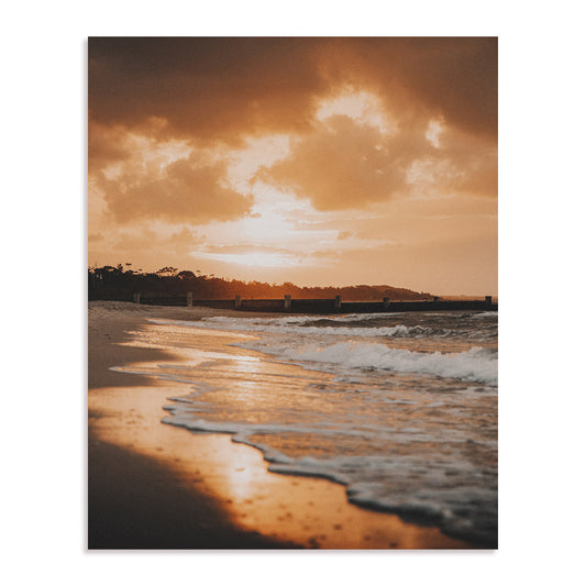 Coastal Sunset Beach Wall Art