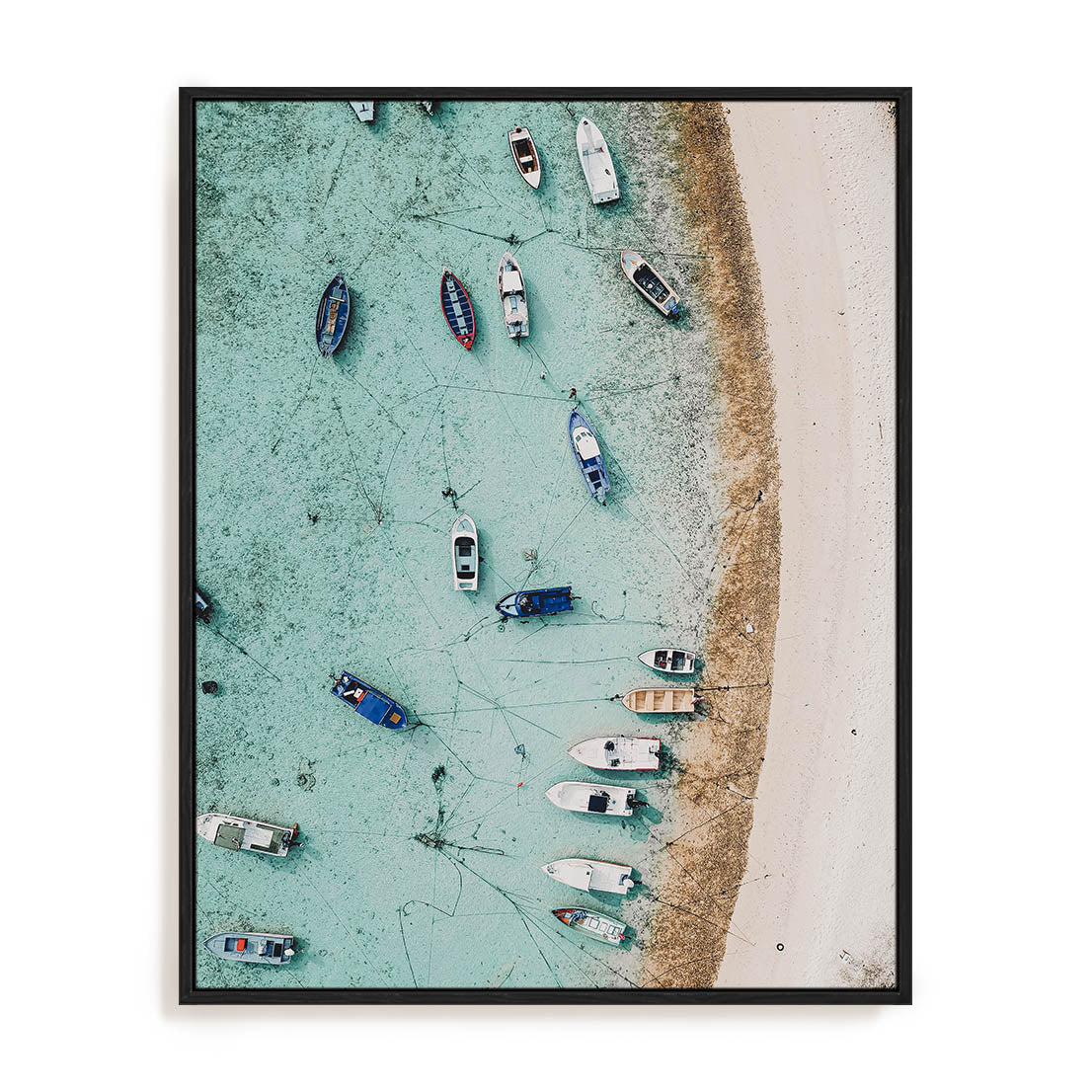 Arial View Boats Wall Art