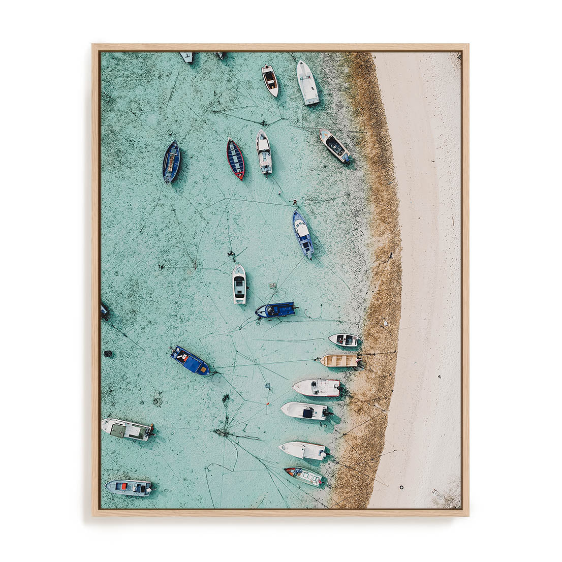 Arial View Boats Wall Art