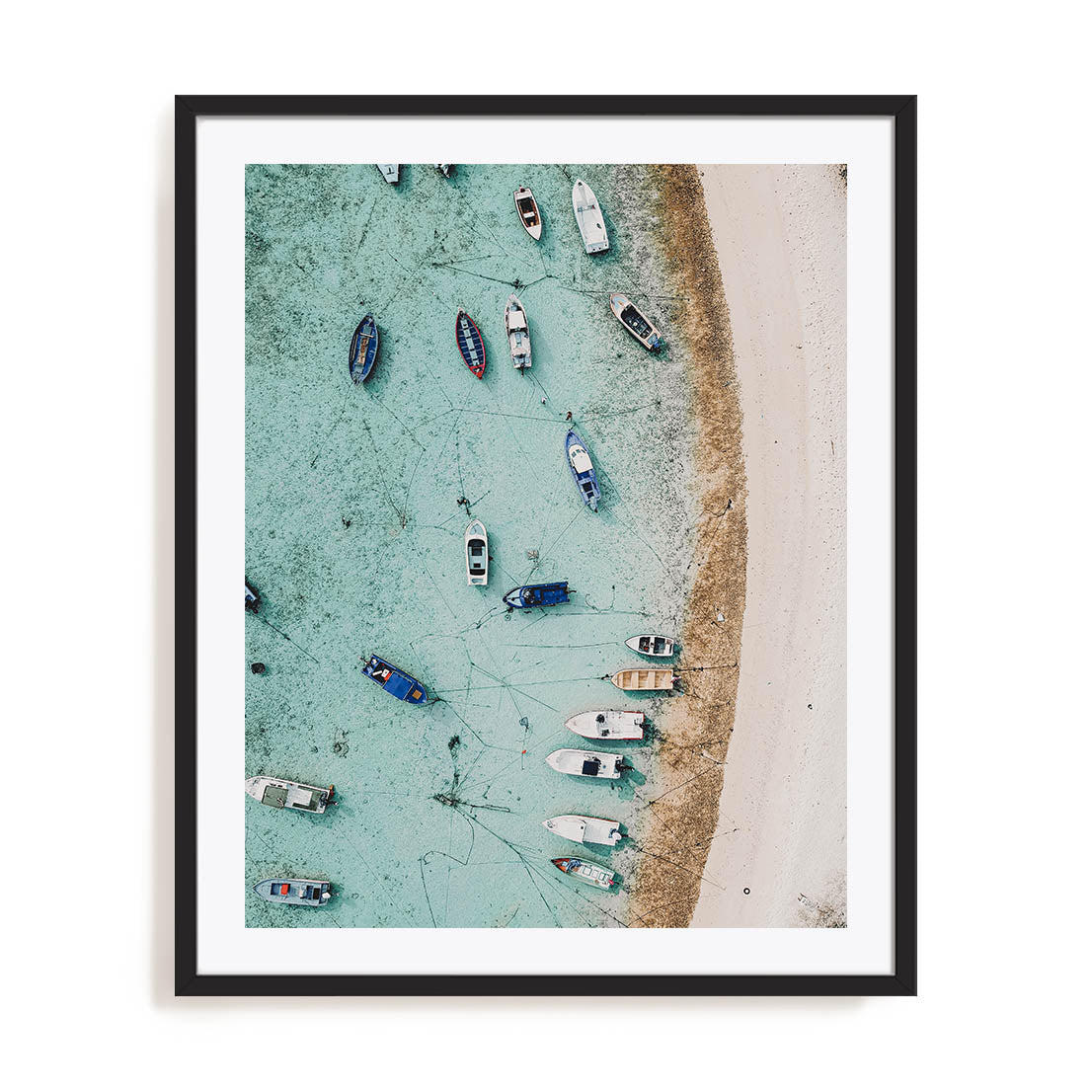 Arial View Boats Wall Art