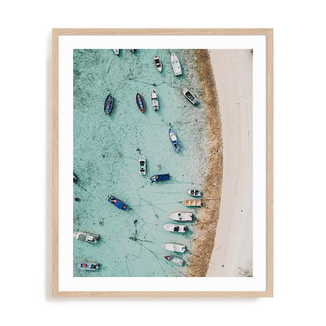 Arial View Boats Wall Art