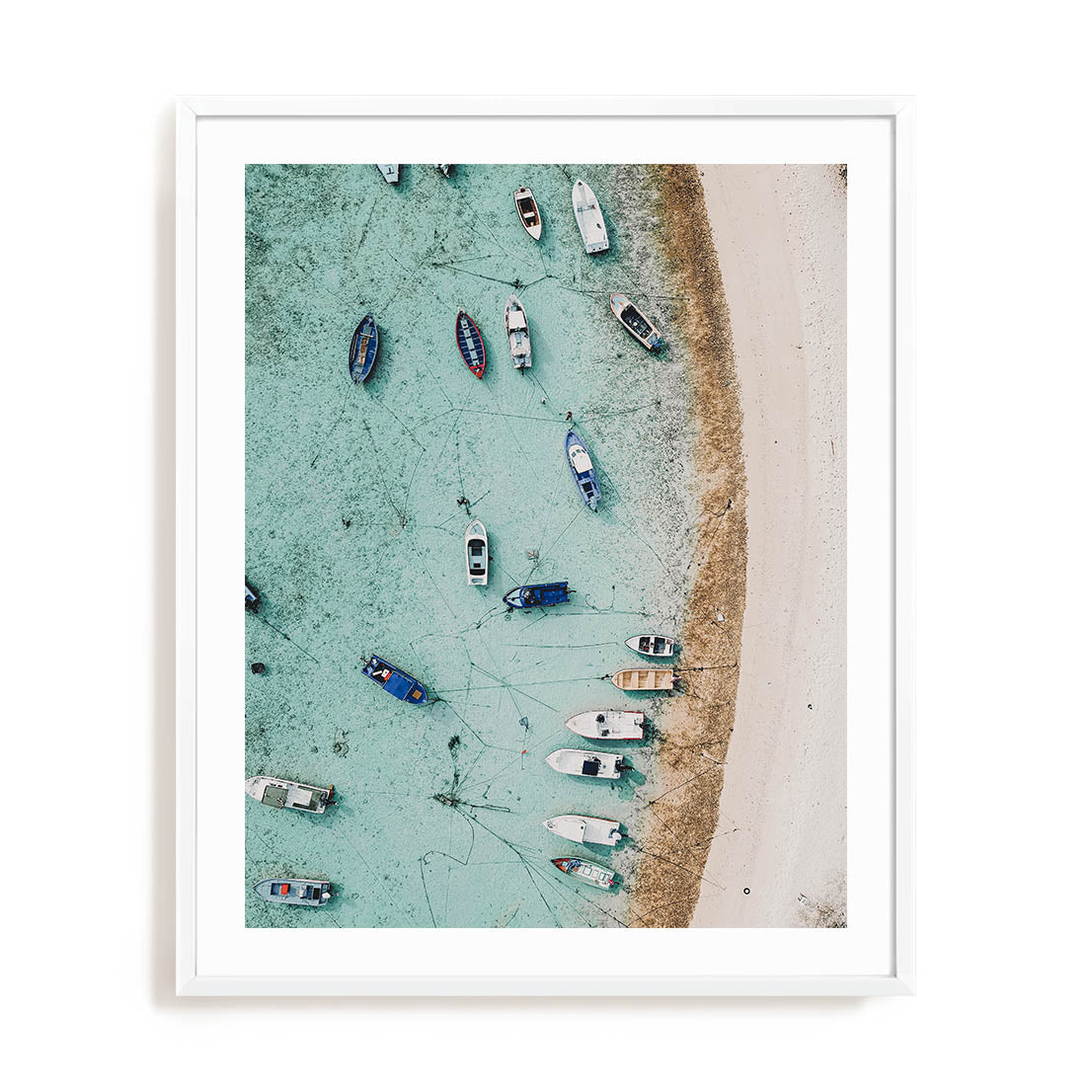 Arial View Boats Wall Art