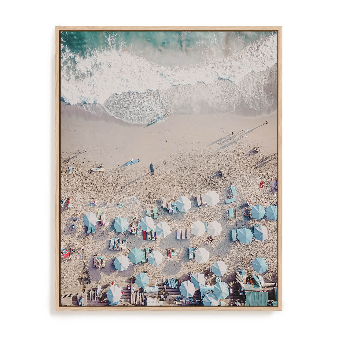 Shoreline Umbrellas Wall Art