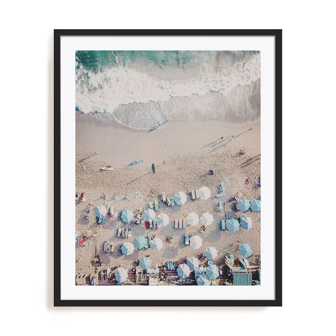 Shoreline Umbrellas Wall Art