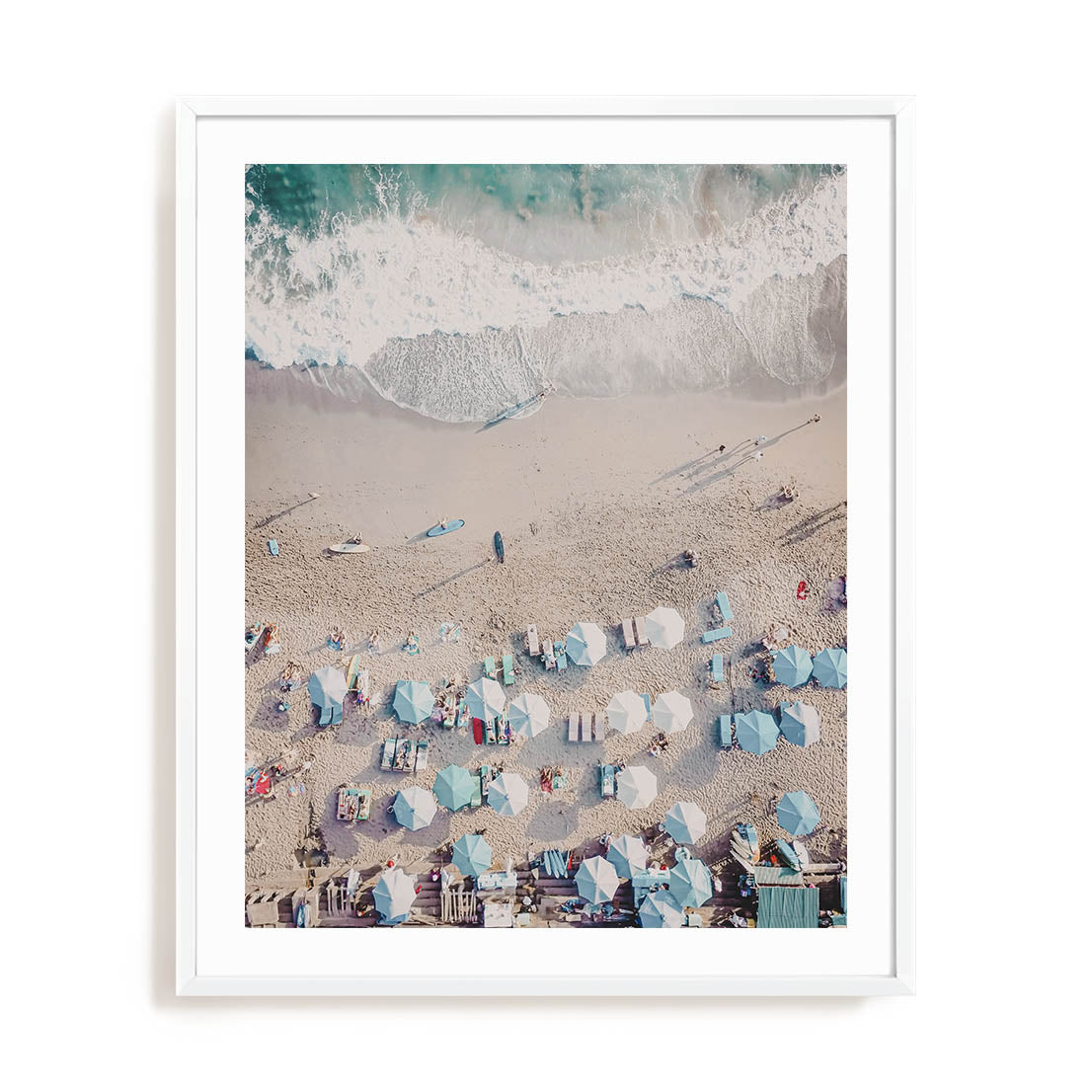 Shoreline Umbrellas Wall Art