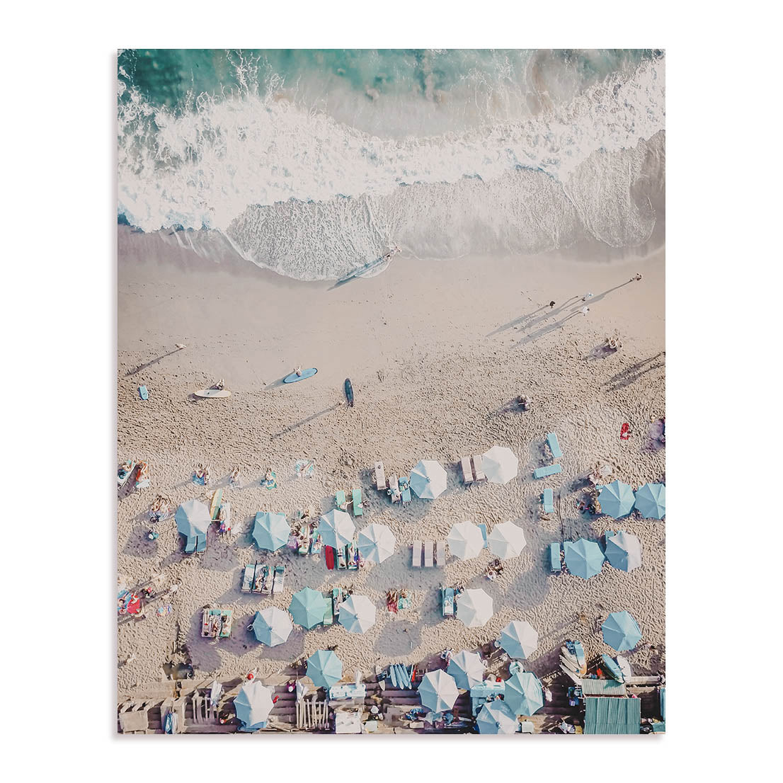 Shoreline Umbrellas Wall Art
