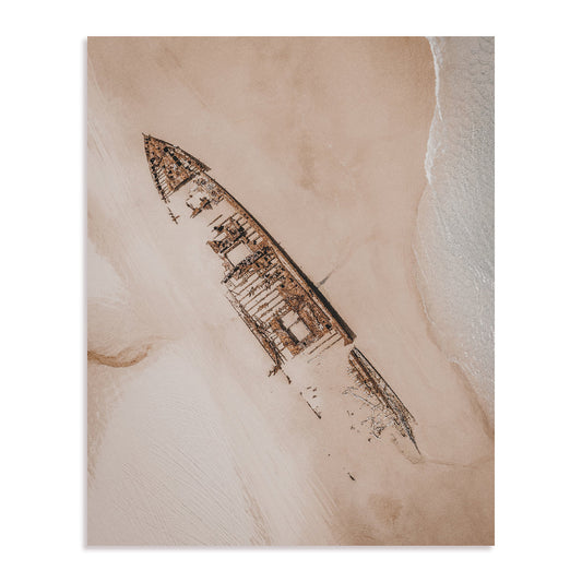 Sunken Ship Wall Art