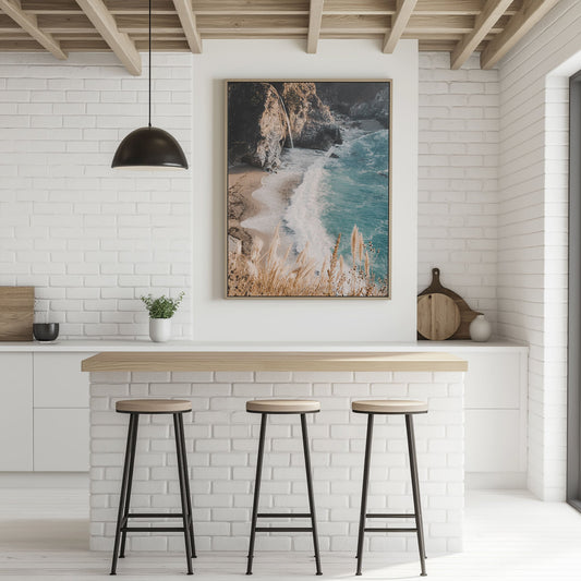 Coastal Cliff Wall Art