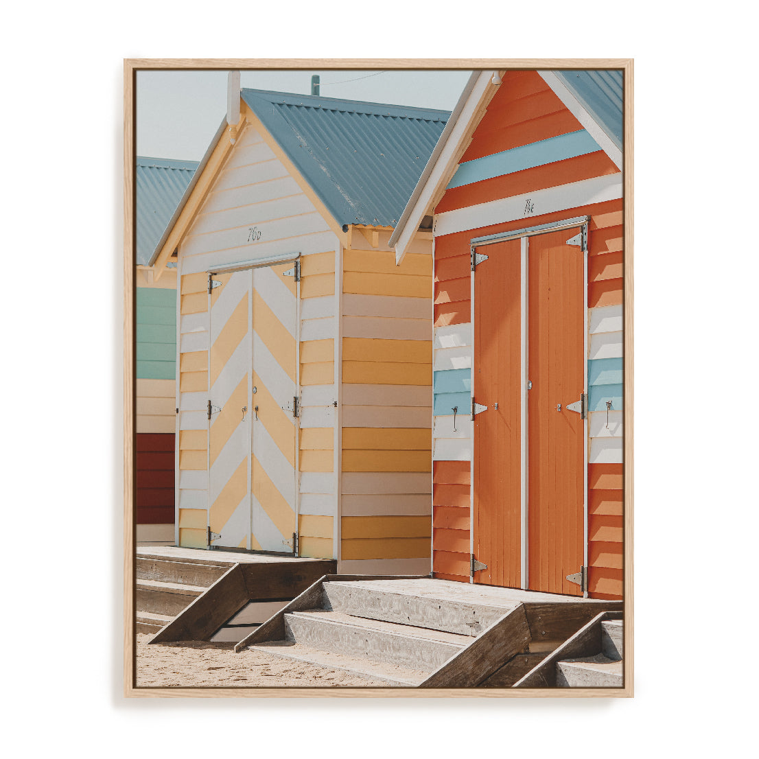 Beach Huts Wall Art