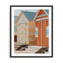 Beach Huts Wall Art
