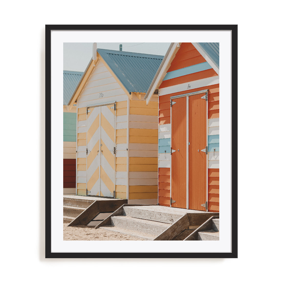 Beach Huts Wall Art