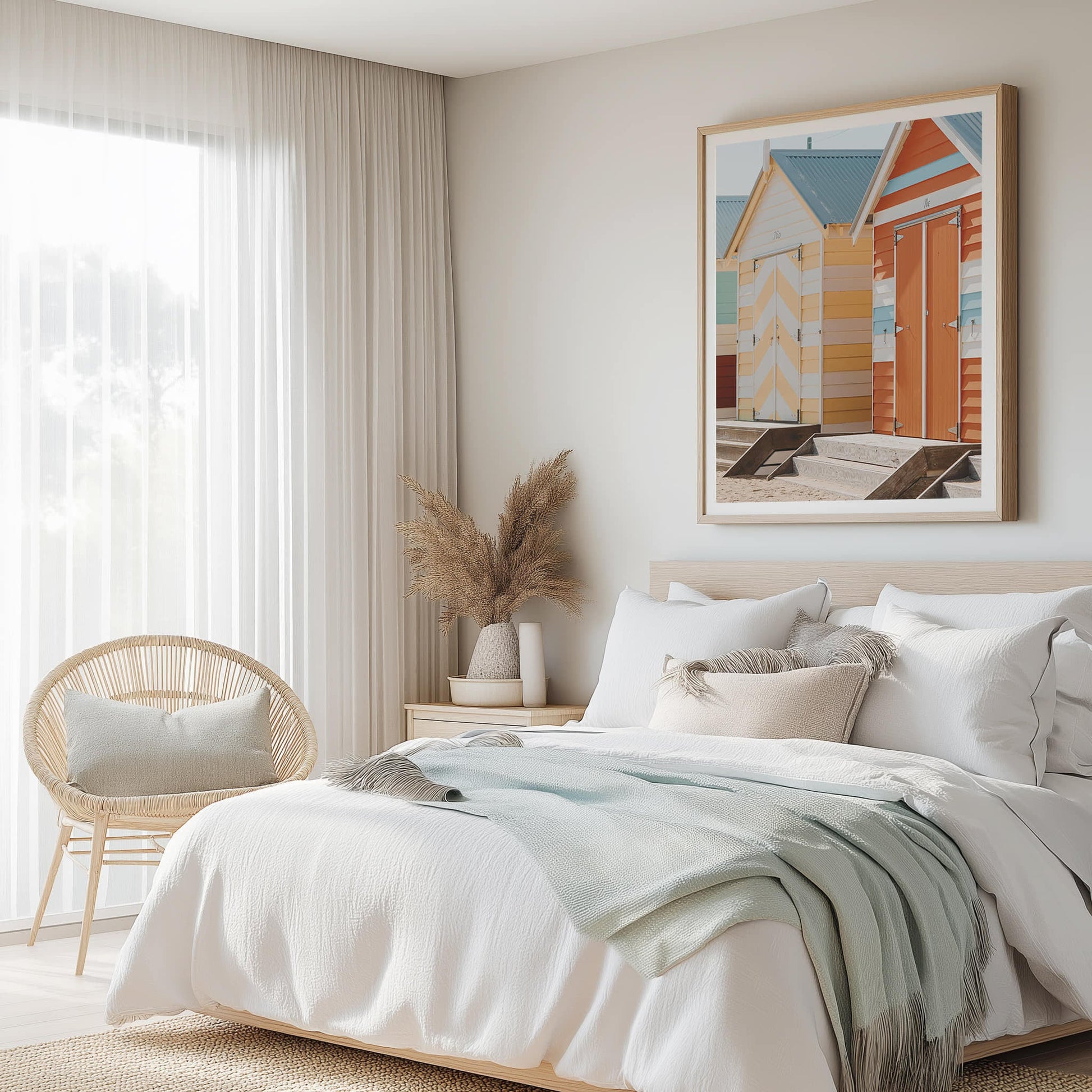 Beach Huts Wall Art