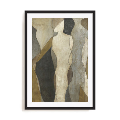 Figure Overlay I Wall Art